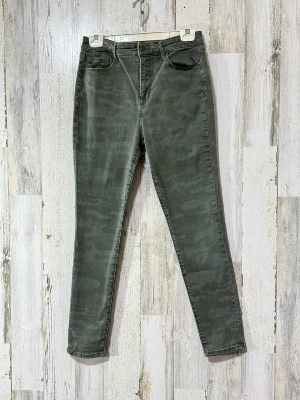 Social Standard by Sanctuary Olive Camo Skinny Jeans